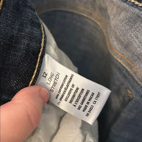 Vintage Old Navy Long Low Rise Sweetheart Bootcut Jeans - actual low rise - Picture 5 of 5